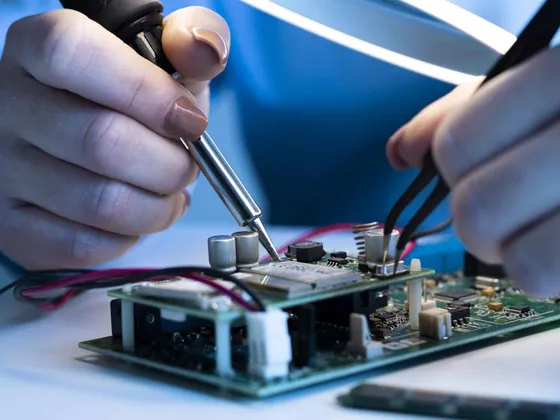 Mezitli teknik servis atölyesinde elektronik cihaz onarımı